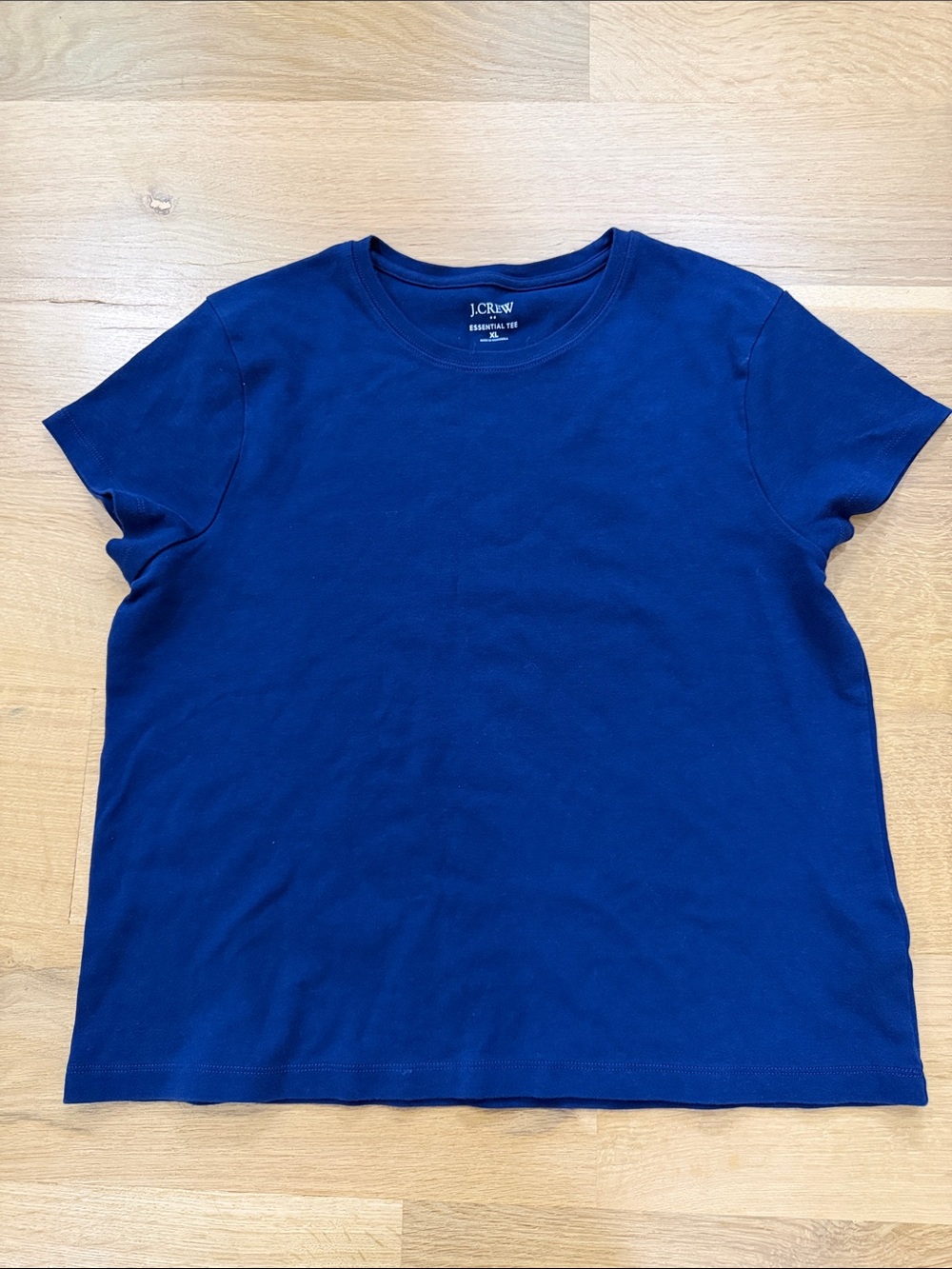 100% Cotton, Size XL, J. Crew Navy Short Sleeve Crewneck Tee